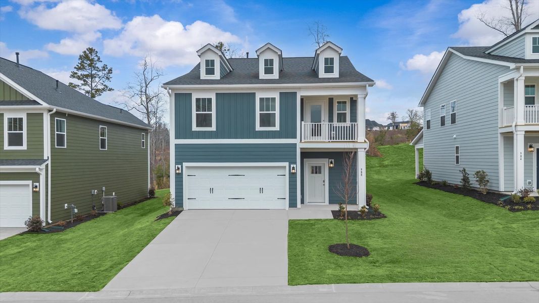 Representative exterior photo of a completed home built from the Neroli by DRB Homes in Harrier Point, Woodruff, SC (Image 24).