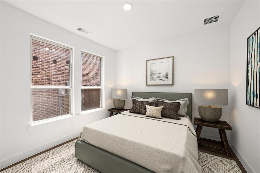 Furnished interior view inside a new home in Sterling Greene, Arlington (Image 23). Furnished interior view inside a new home in Sterling Greene, Arlington (Image 23).