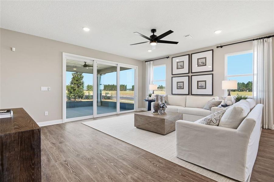 Furnished interior view inside a new home in Coastal Gardens, Palm Coast (Image 13). Furnished interior view inside a new home in Coastal Gardens, Palm Coast (Image 13).
