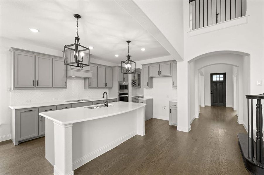 Furnished interior view inside a new home in Coyote Crossing, Godley (Image 11).