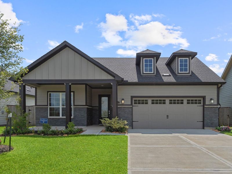 The Promenade III showcases a beautifully balanced façade with layered rooflines, rich exterior textures, and a welcoming covered entry. Thoughtful architectural details and refined finishes create an elegant first impression that stands out within the charming streetscape of Winfrey Estates. The Promenade III showcases a beautifully balanced façade with layered rooflines, rich exterior textures, and a welcoming covered entry. Thoughtful architectural details and refined finishes create an elegant first impression that stands out within the charming streetscape of Winfrey Estates.