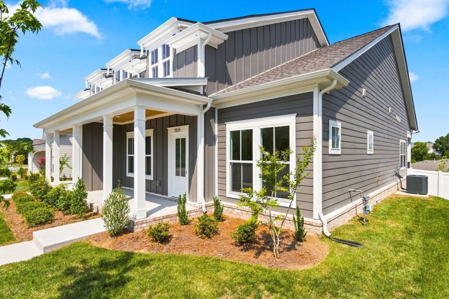 Exterior details and patio area of a home in Carothers Farms, Nolensville (Image 3).