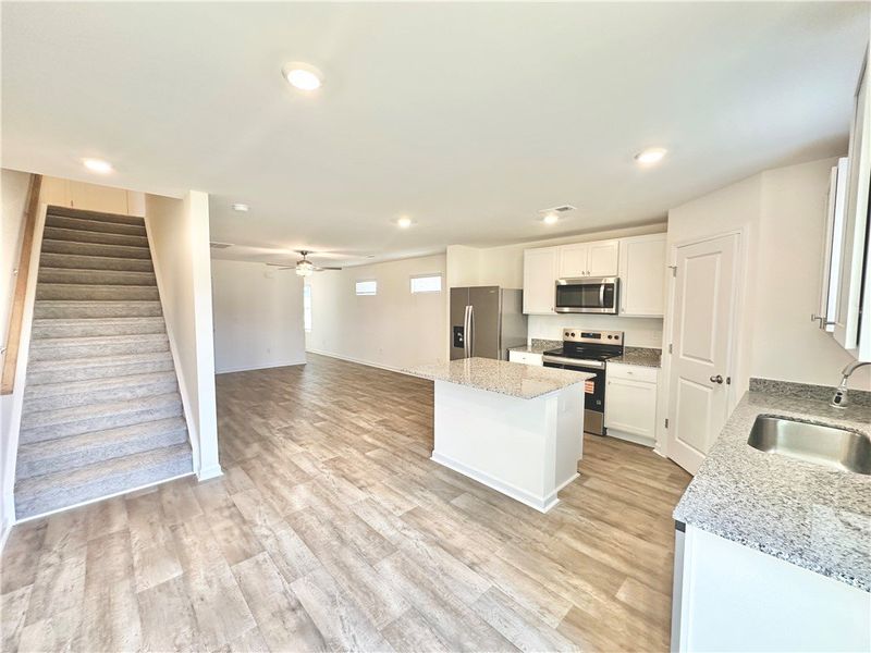 Furnished interior view inside a new home in Champions Village at Cherry Hill, Pendleton (Image 6).