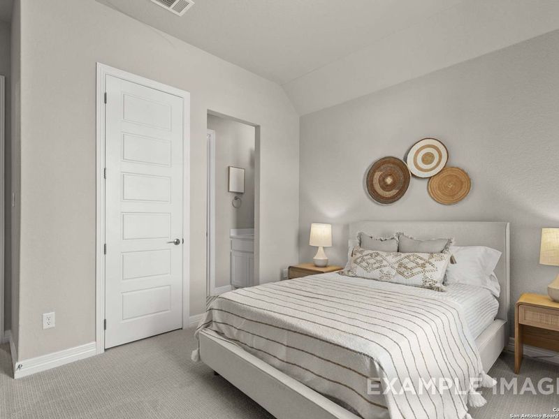 Furnished interior view inside a new home in Potranco Oaks, Castroville (Image 36).