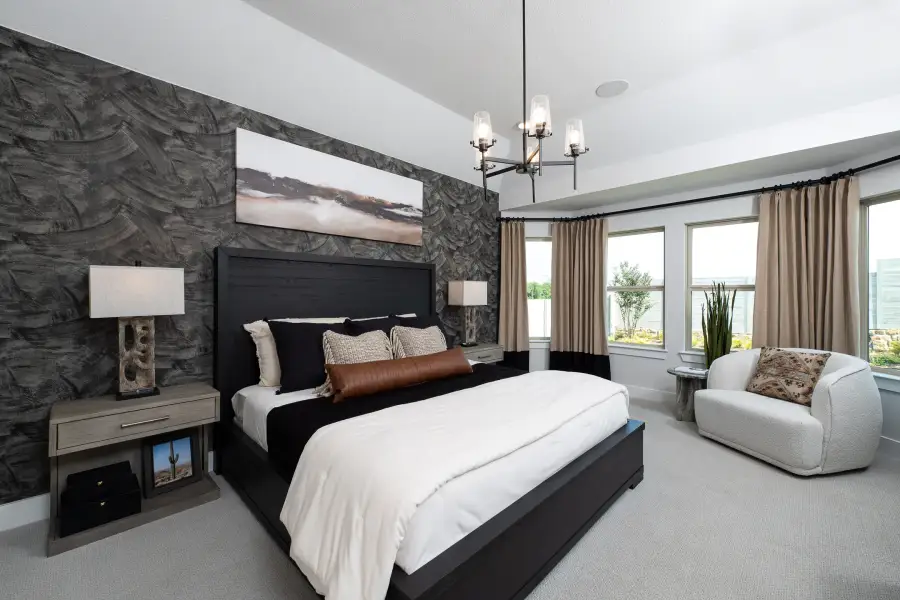 Furnished interior view inside a new home in Painted Tree, McKinney (Image 8).