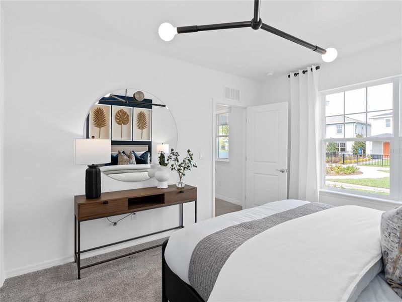Furnished interior view inside a new home in EverBe, Orlando (Image 18).