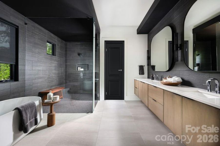 Furnished interior view inside a new home in , Belmont (Image 13).