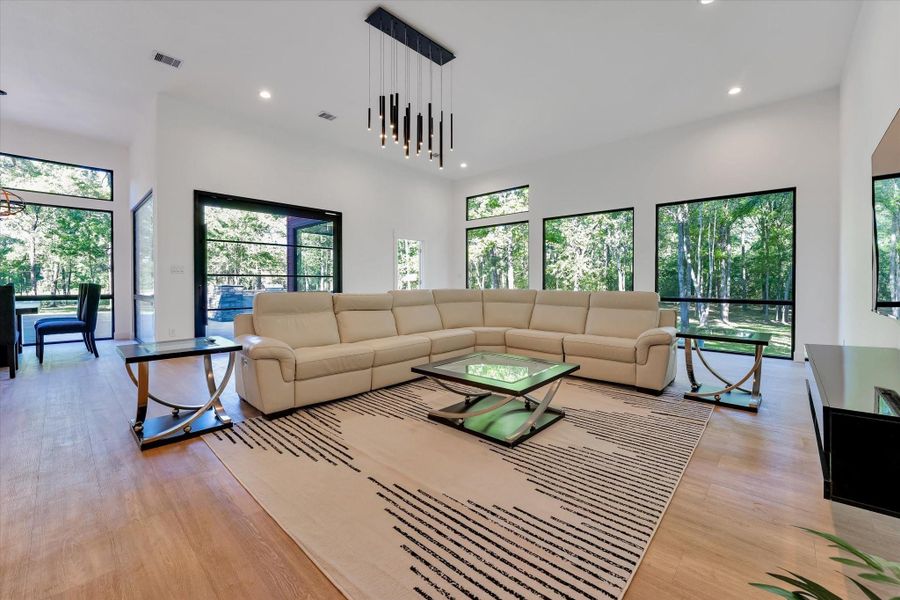 Furnished interior view inside a new home in , Conroe (Image 6). Furnished interior view inside a new home in , Conroe (Image 6).