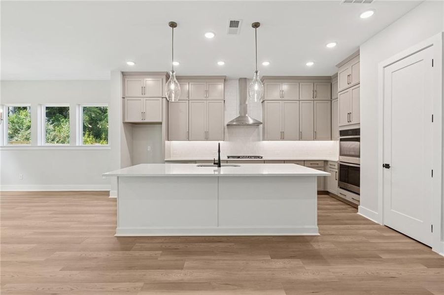 Furnished interior view inside a new home in Settingdown Farms, Cumming (Image 11).
