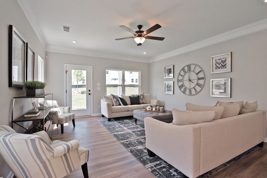 Furnished interior view inside a new home in Stratford Station, Lebanon (Image 9). Furnished interior view inside a new home in Stratford Station, Lebanon (Image 9).