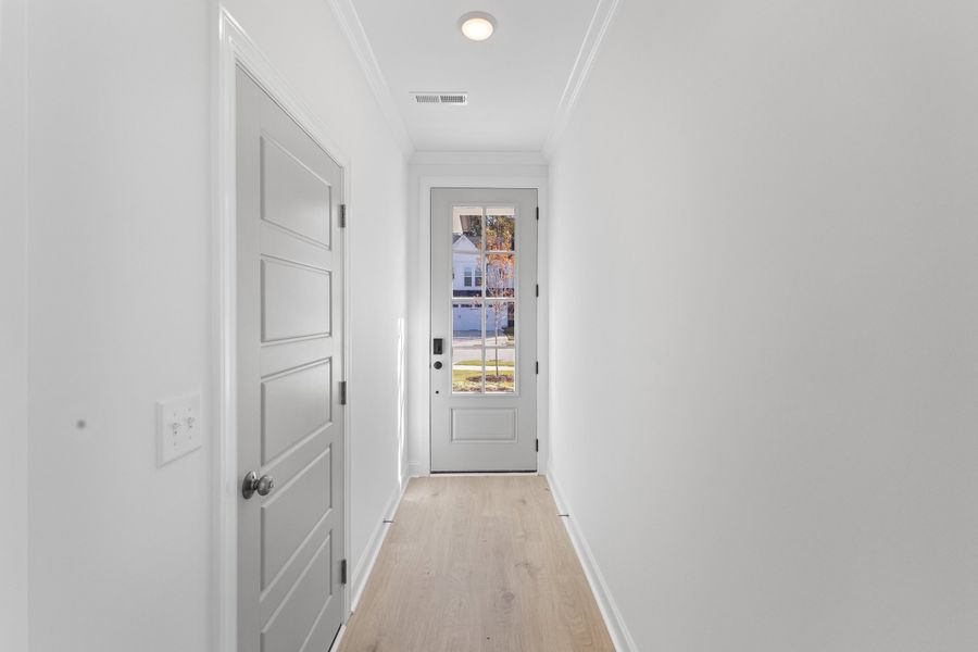 Representative unfurnished interior of a home built from the The Hemlock by RobuckHomes in Kennebec Crossing, Angier (Image 29).