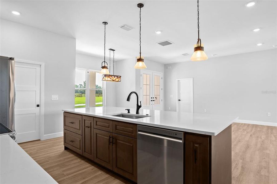 Furnished interior view inside a new home in , San Antonio (Image 11).