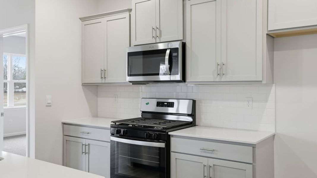 Furnished interior view inside a new home in Durbin Meadows Traditions, Fountain Inn (Image 7). Furnished interior view inside a new home in Durbin Meadows Traditions, Fountain Inn (Image 7).