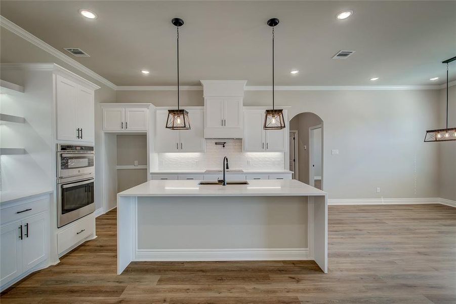 Furnished interior view inside a new home in , Greenville (Image 5).