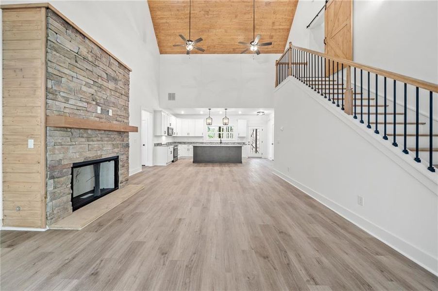 Spacious, unfurnished interior of a new home in , Ellijay (Image 25).