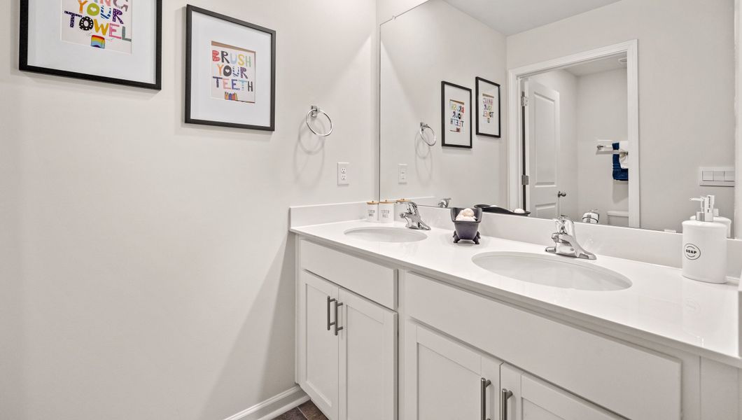 Representative furnished interior of a home built from the Hayden by D.R. Horton in Lakestone, Woodruff (Image 27).