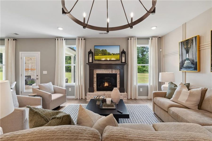 Furnished interior view inside a new home in Westwind Estates, Hampton (Image 17).