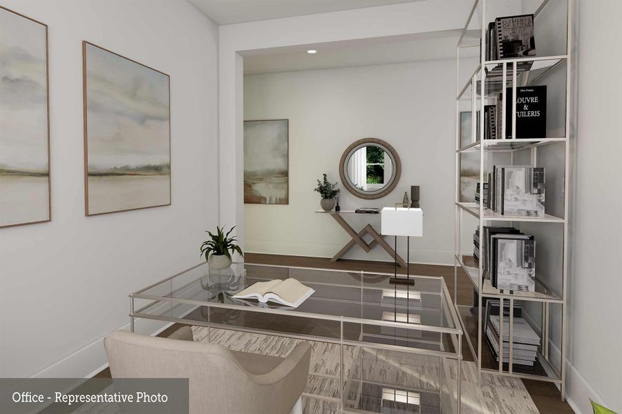 Representative furnished interior of a home built from the The Liam by David Weekley Homes in Furst Ranch, Bartonville (Image 5). Representative furnished interior of a home built from the The Liam by David Weekley Homes in Furst Ranch, Bartonville (Image 5).