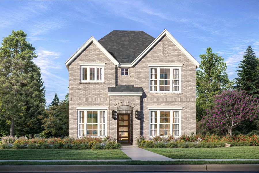 Representative exterior photo of a completed home built from the Hazel by Landon Homes in Fields - Brookside, Frisco, TX (Image 2). Representative exterior photo of a completed home built from the Hazel by Landon Homes in Fields - Brookside, Frisco, TX (Image 2).