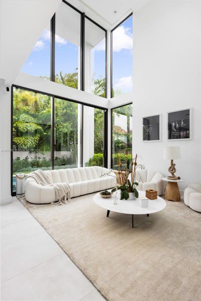 Furnished interior view inside a new home in , Miami Beach (Image 7). Furnished interior view inside a new home in , Miami Beach (Image 7).