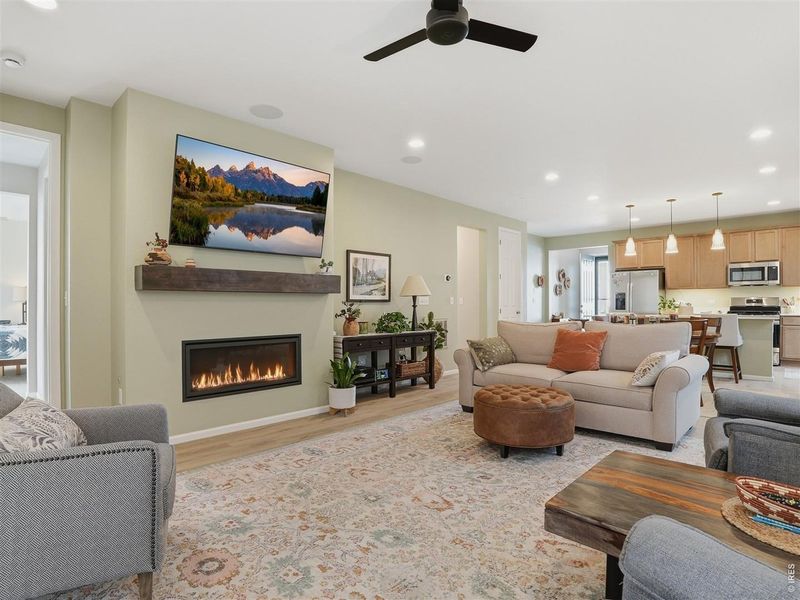 Furnished interior view inside a new home in , Johnstown (Image 17).