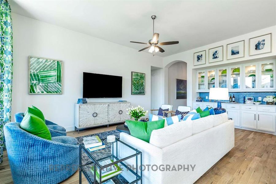 Furnished interior view inside a new home in , Royse City (Image 26). Furnished interior view inside a new home in , Royse City (Image 26).