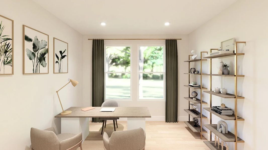 The Fannin Home Office The Fannin Home Office