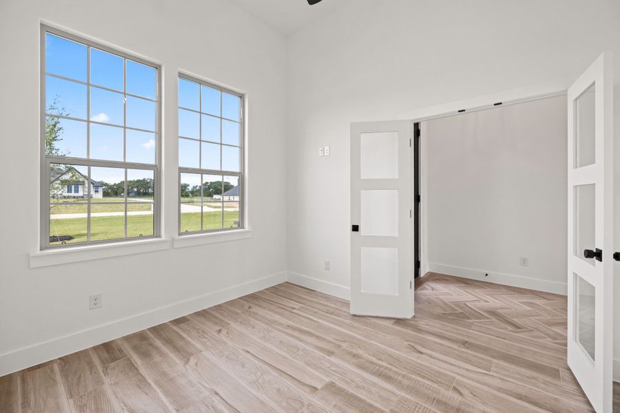 Spacious, unfurnished interior of a new home in Prairie Winds Estates, Poolville (Image 18). Spacious, unfurnished interior of a new home in Prairie Winds Estates, Poolville (Image 18).