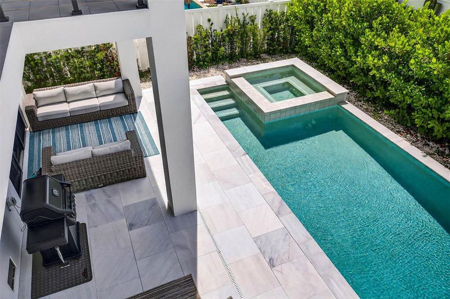 Exterior details and patio area of a home in , Redington Shores (Image 27).