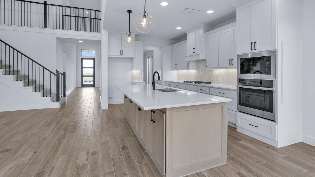 Furnished interior view inside a new home in Everly, Tomball (Image 6).