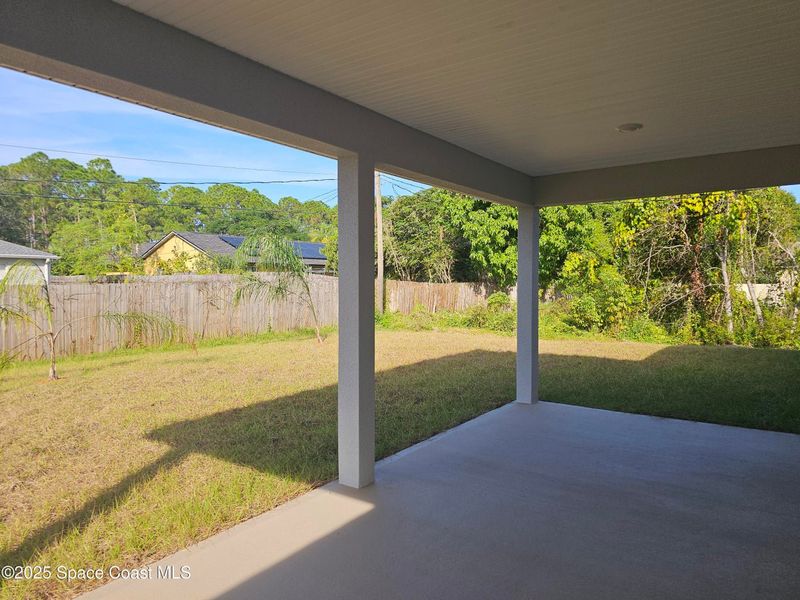 Exterior details and patio area of a home in Palm Bay, Palm Bay (Image 3). Exterior details and patio area of a home in Palm Bay, Palm Bay (Image 3).