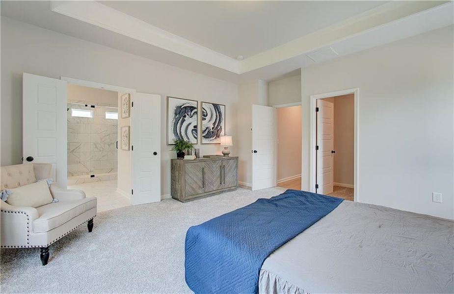 Furnished interior view inside a new home in Kentmere, Auburn (Image 21).