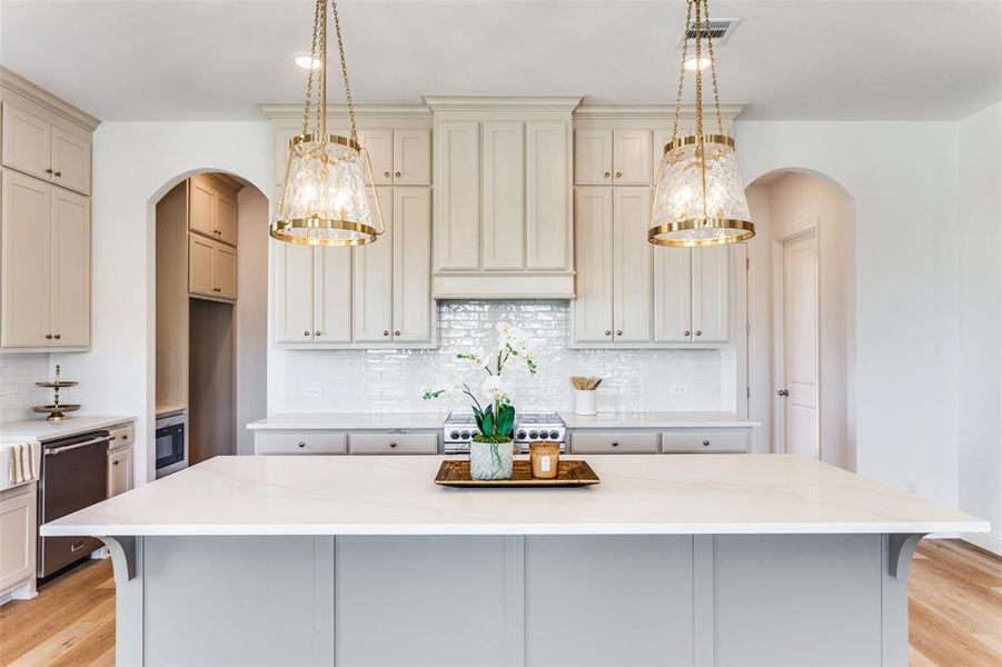 Furnished interior view inside a new home in Brookside Phase IV, Benbrook (Image 3).