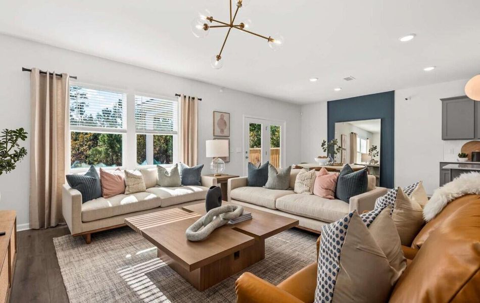 Furnished interior view inside a new home in Bradford Pointe, Summerville (Image 13).