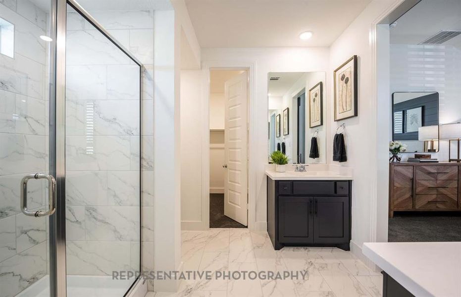 Furnished interior view inside a new home in Pecan Square: 40ft. lots, Northlake (Image 13). Furnished interior view inside a new home in Pecan Square: 40ft. lots, Northlake (Image 13).