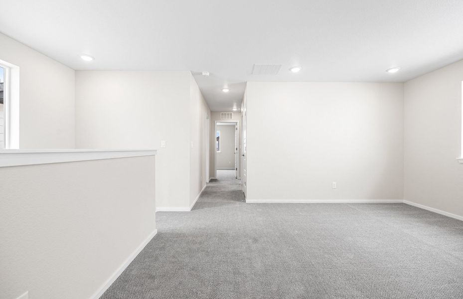 Spacious, unfurnished interior of a new home in Barefoot Village, Firestone (Image 43). Spacious, unfurnished interior of a new home in Barefoot Village, Firestone (Image 43).