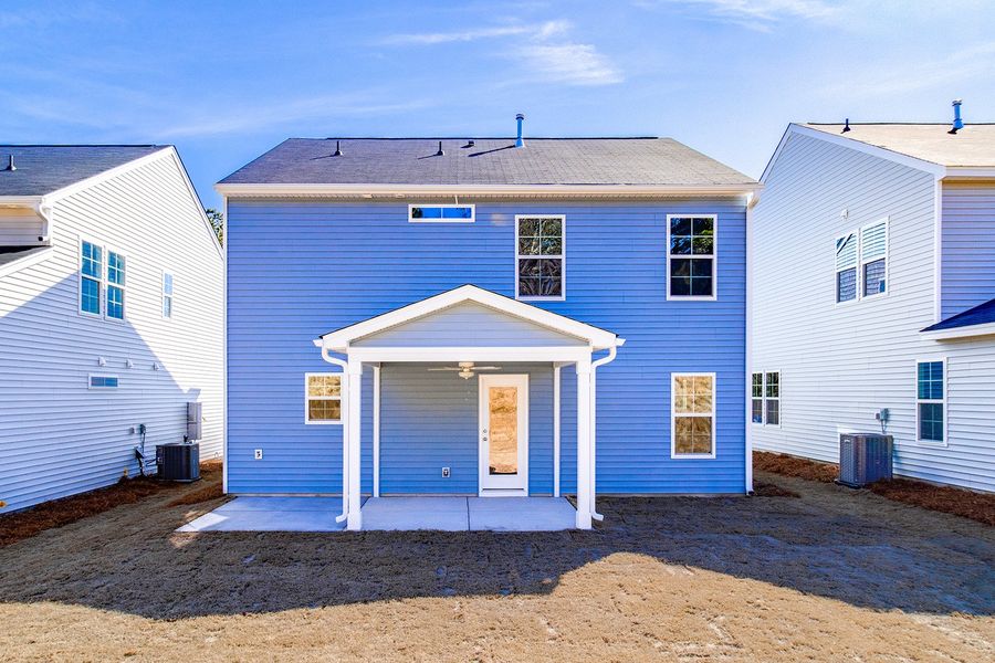 Exterior details and patio area of a home in Bluefield, Lexington (Image 20).