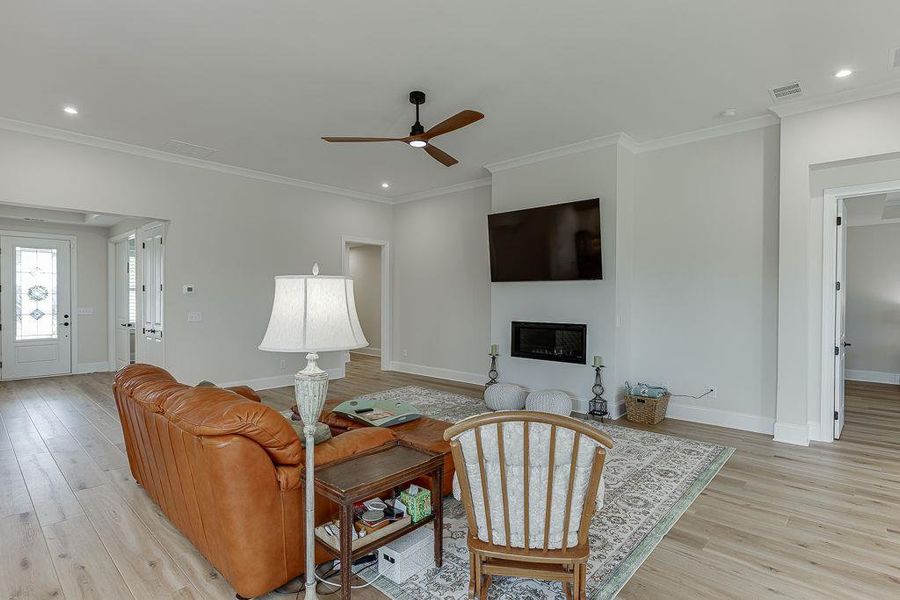 Furnished interior view inside a new home in , Hoschton (Image 26).