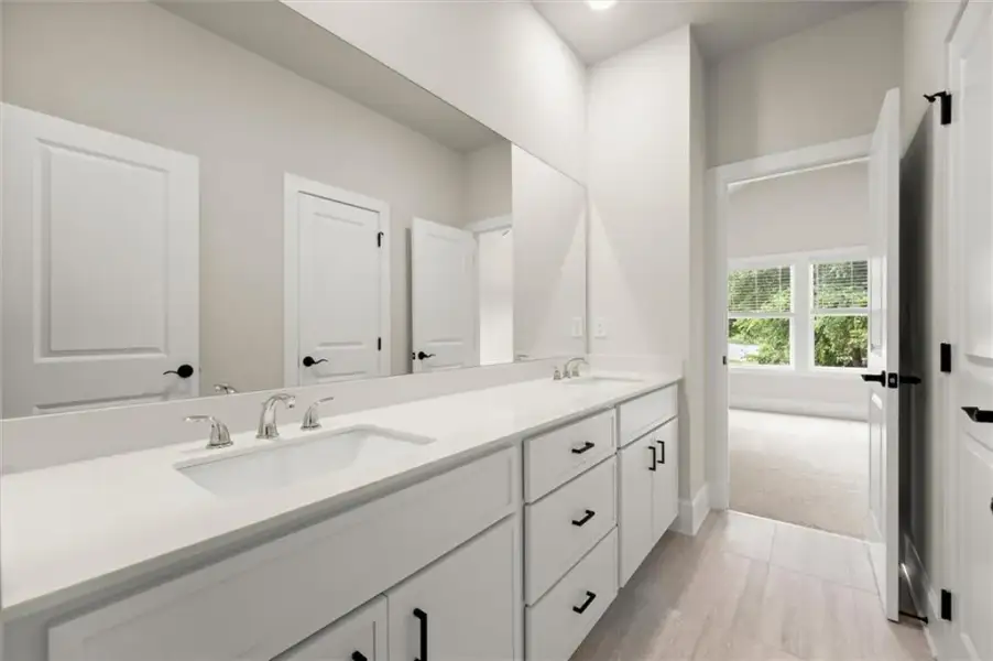 Furnished interior view inside a new home in , Flowery Branch (Image 19).