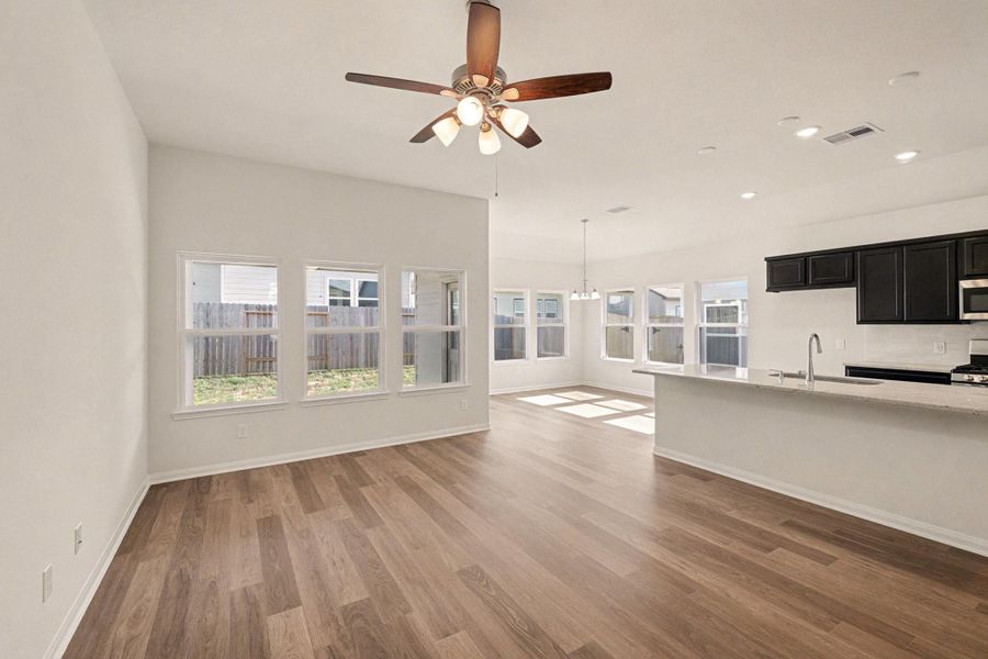 Spacious, unfurnished interior of a new home in Clear View Estates, Willis (Image 14). Spacious, unfurnished interior of a new home in Clear View Estates, Willis (Image 14).