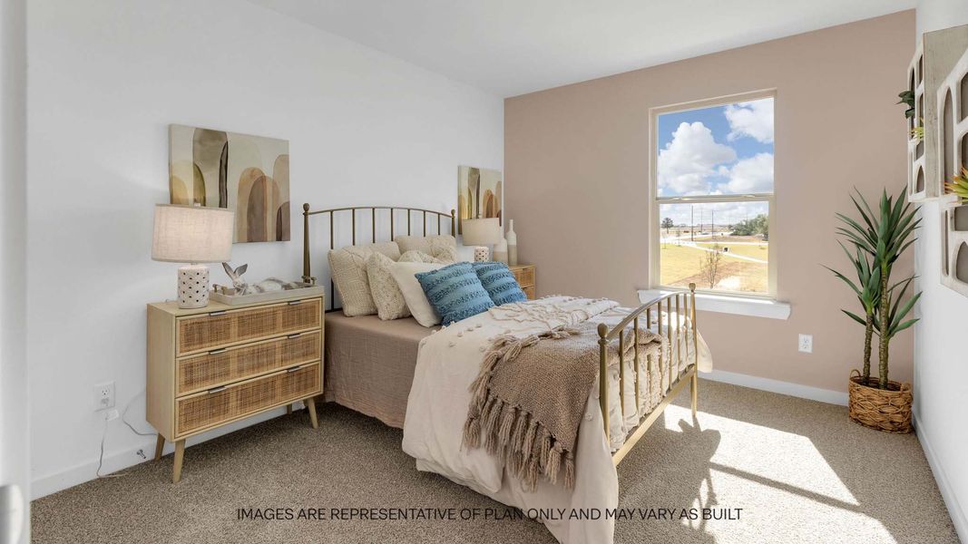 Furnished interior view inside a new home in Overlook West, Wolfforth (Image 22).