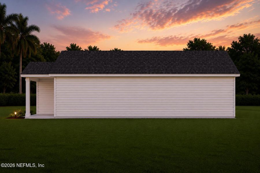 Exterior details and patio area of a home in , Welaka (Image 3).