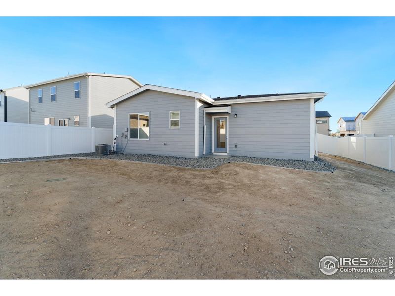 Exterior details and patio area of a home in Liberty Draw, Evans (Image 2).