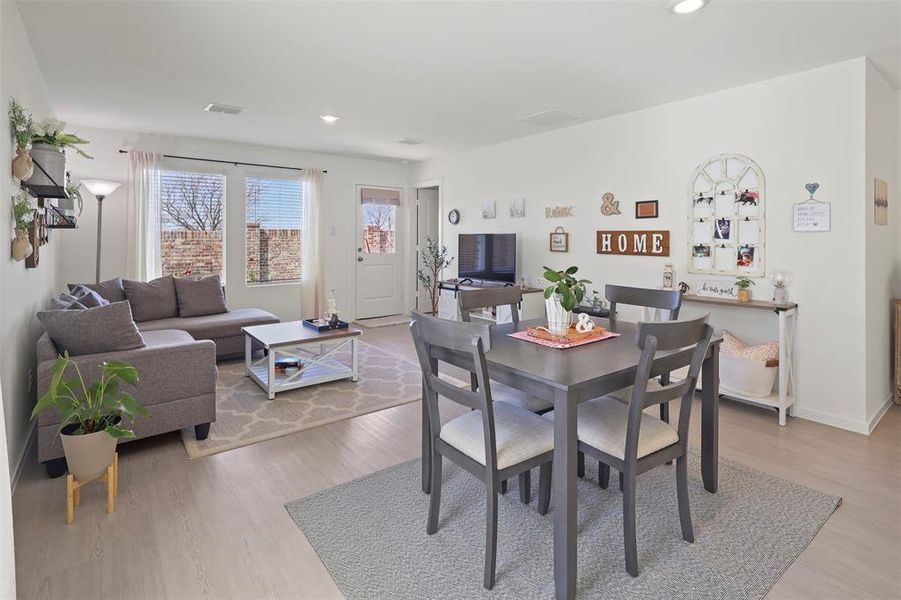 Furnished interior view inside a new home in Mobberly Farms, Pilot Point (Image 6).