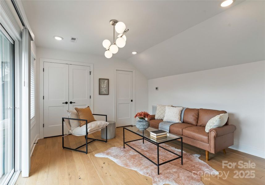 Furnished interior view inside a new home in , Charlotte (Image 11).