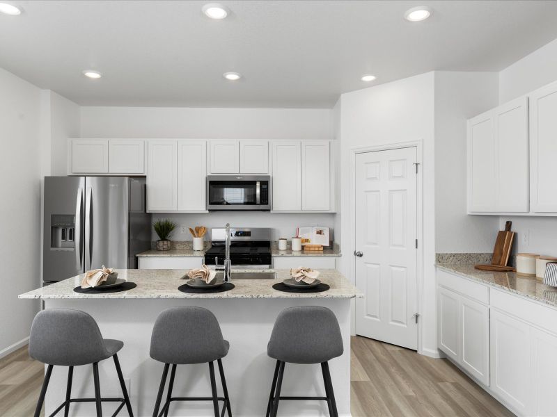 Furnished interior view inside a new home in Westgate, Greeley (Image 11).