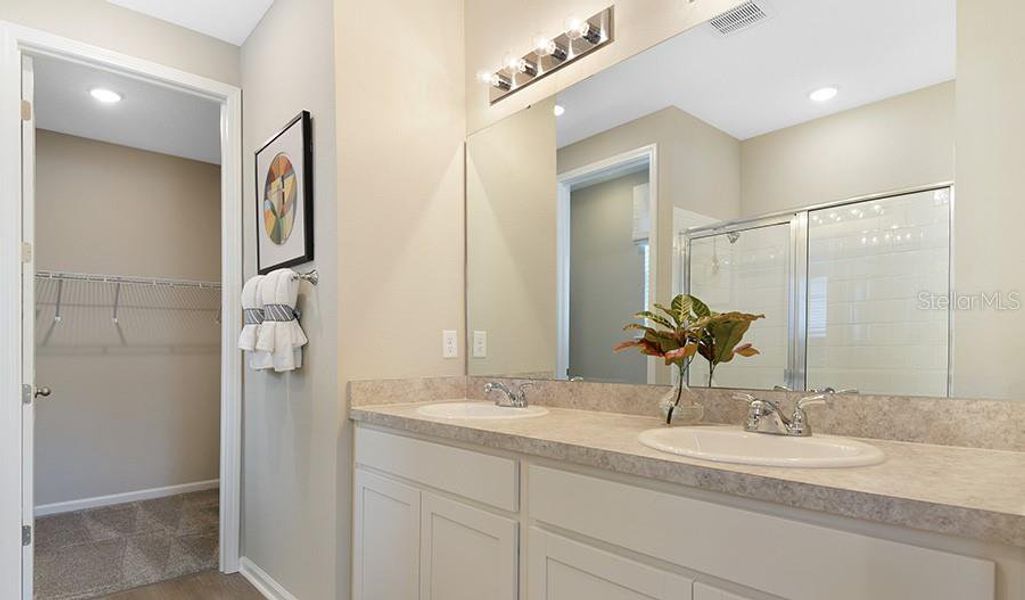 Furnished interior view inside a new home in Seasons at Shores of Lake Dell, Dundee (Image 11).