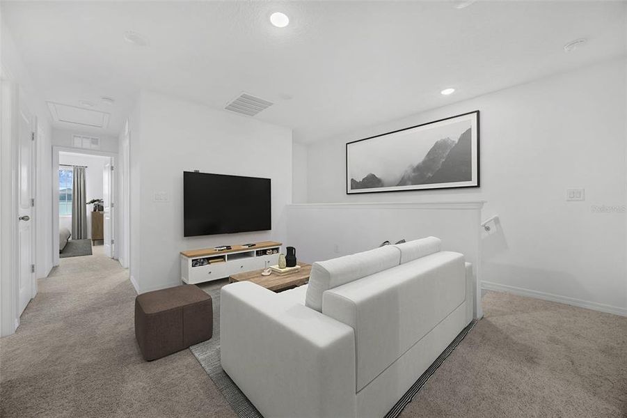 Furnished interior view inside a new home in Delaney Reserve, Deland (Image 14).