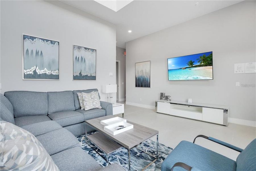 Furnished interior view inside a new home in , Reunion (Image 5). Furnished interior view inside a new home in , Reunion (Image 5).