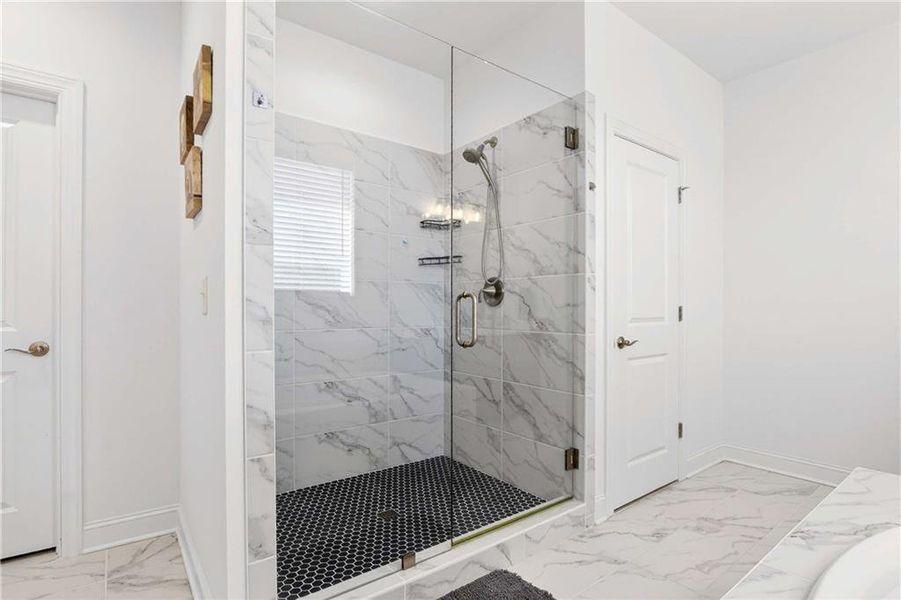 Furnished interior view inside a new home in East Harbor II at Chestatee, Dawsonville (Image 31).